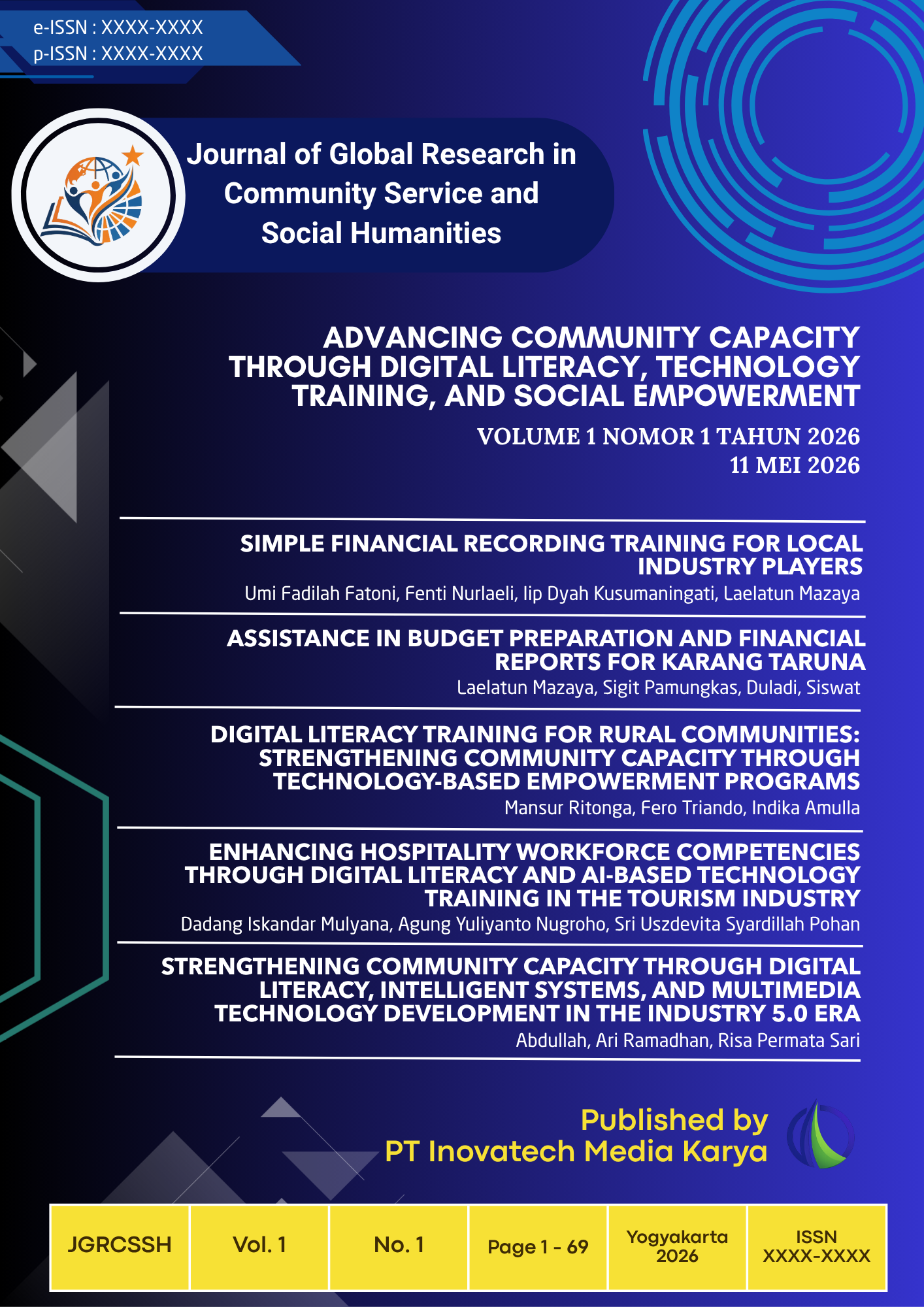 					View Vol. 1 No. 1 (2026): Digital Empowerment and Community Capacity Building for Sustainable Development
				